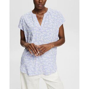 Esprit Printed Short Sleeve Blouse